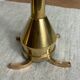 Pair of designer bronze candlesticks