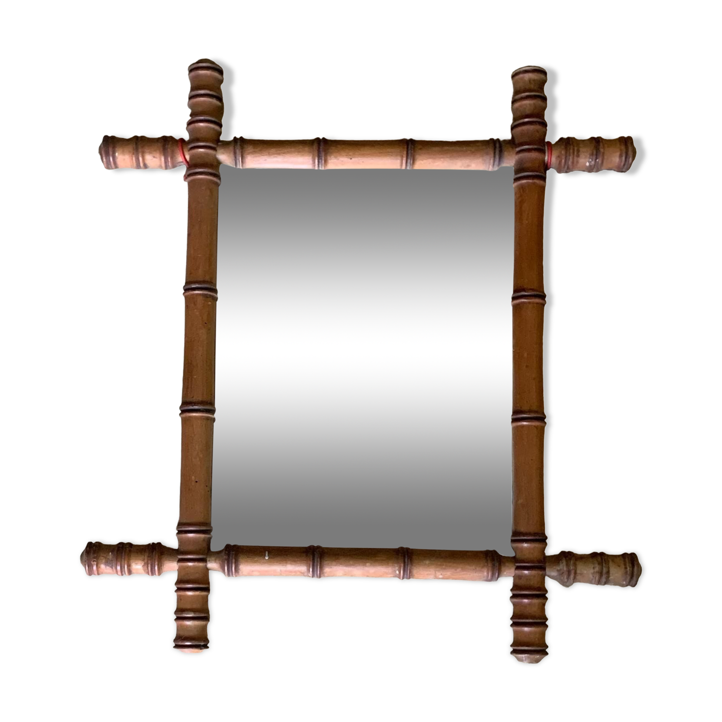 Antique wooden mirror