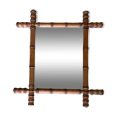 Antique wooden mirror
