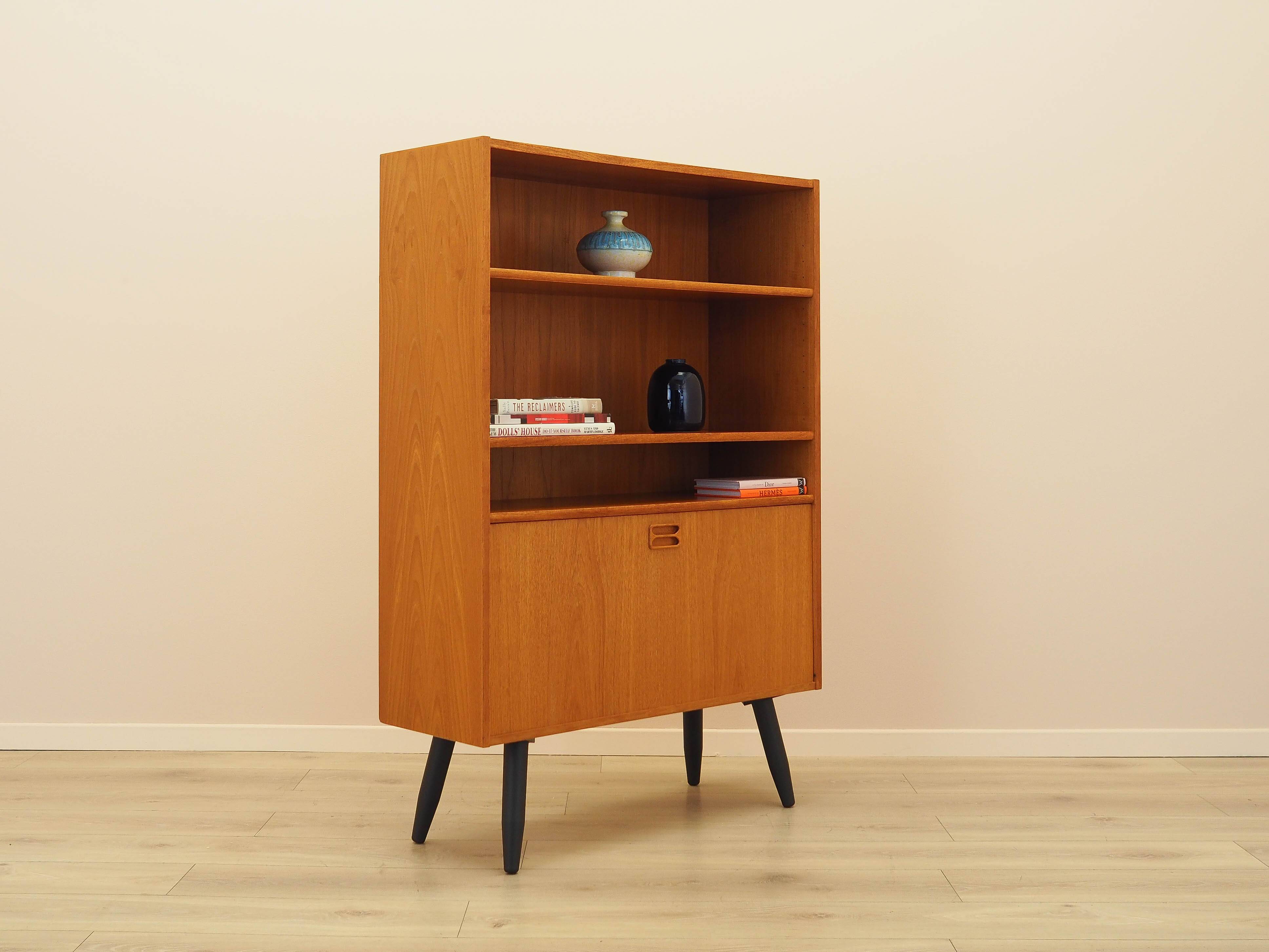 Teak bookcase, Danish design, 1970s, made in Denmark