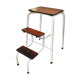 Retractable foot step ladder