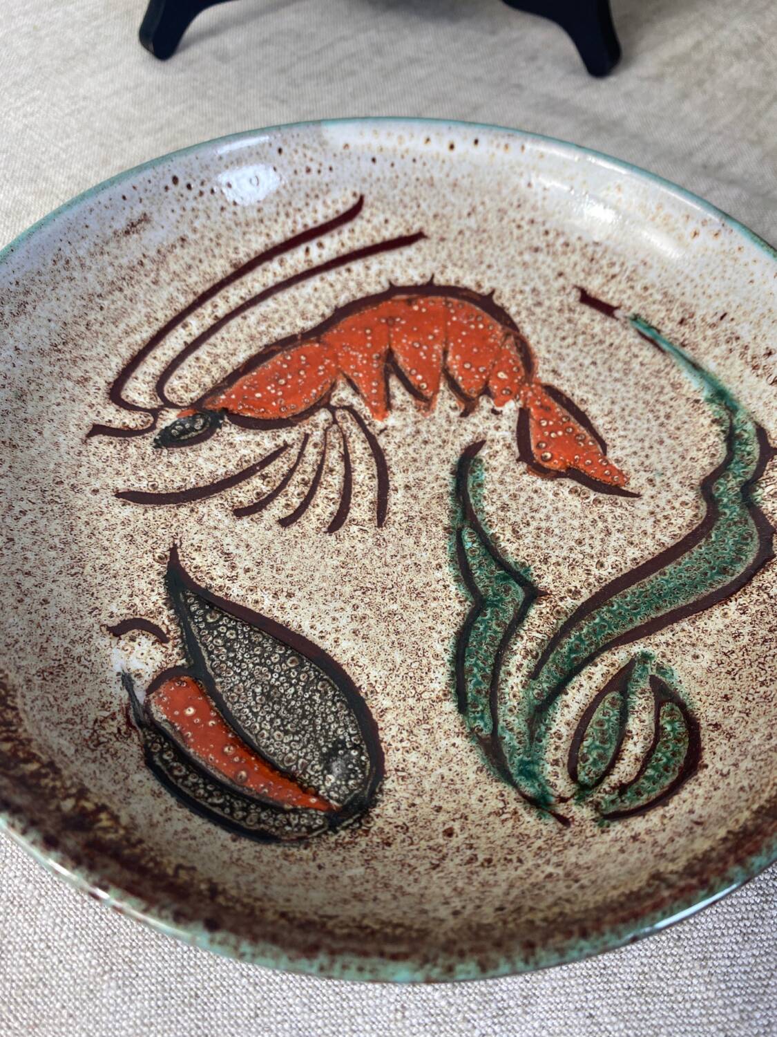 Daniel Etienne Vallauris ceramic plates