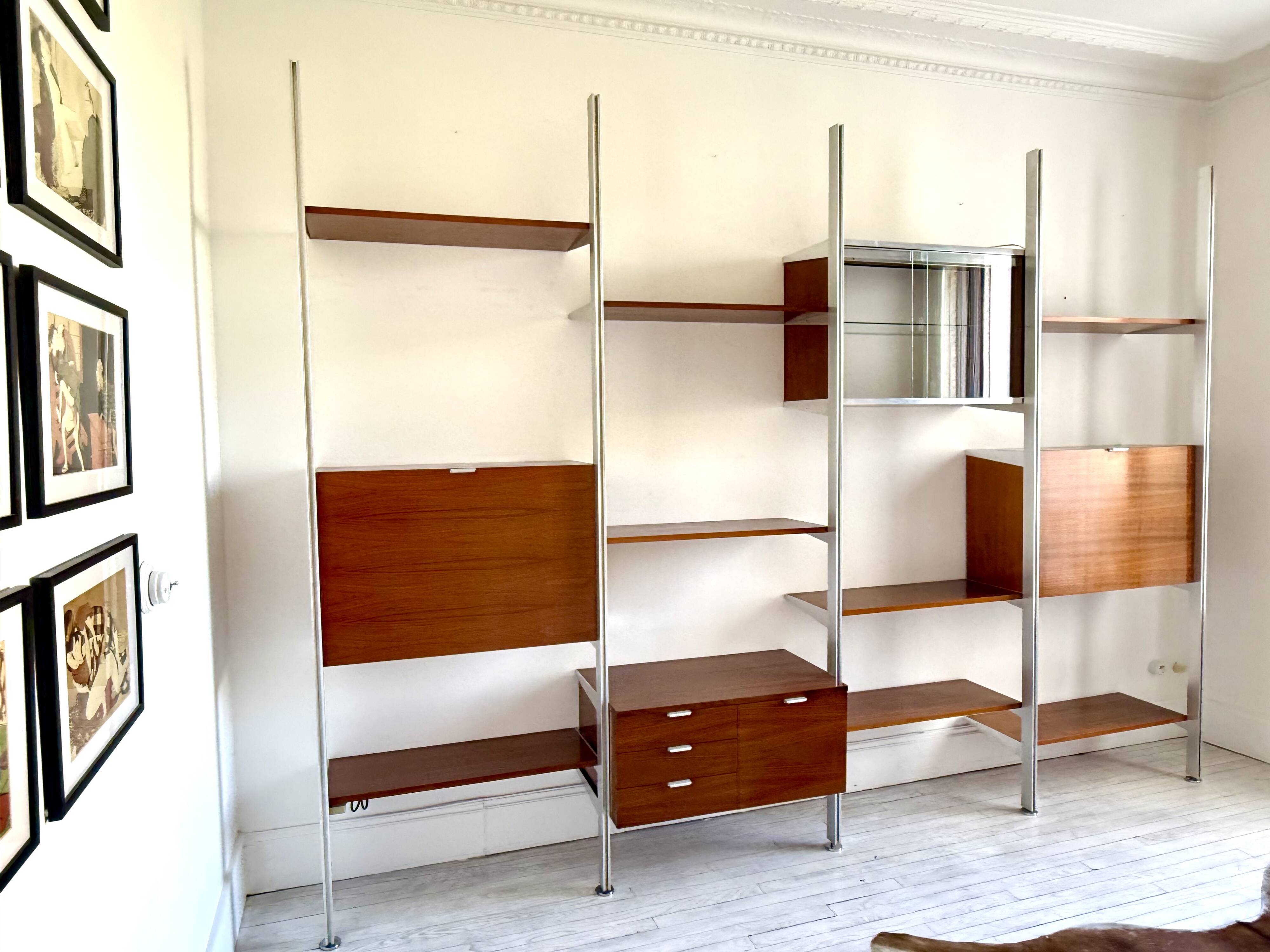 Modular floor library CSS George Nelson by Mobilier International