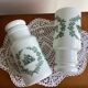 Opal glass jars - vintage