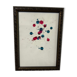 Table Sketch Series with ink stains 3/4