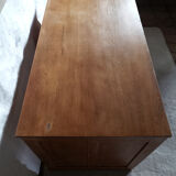 Blond oak desk