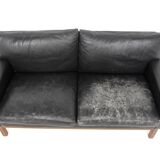 Canapé scandinave en cuir "Åland", Möbel-Ikéa, Suède, 1960