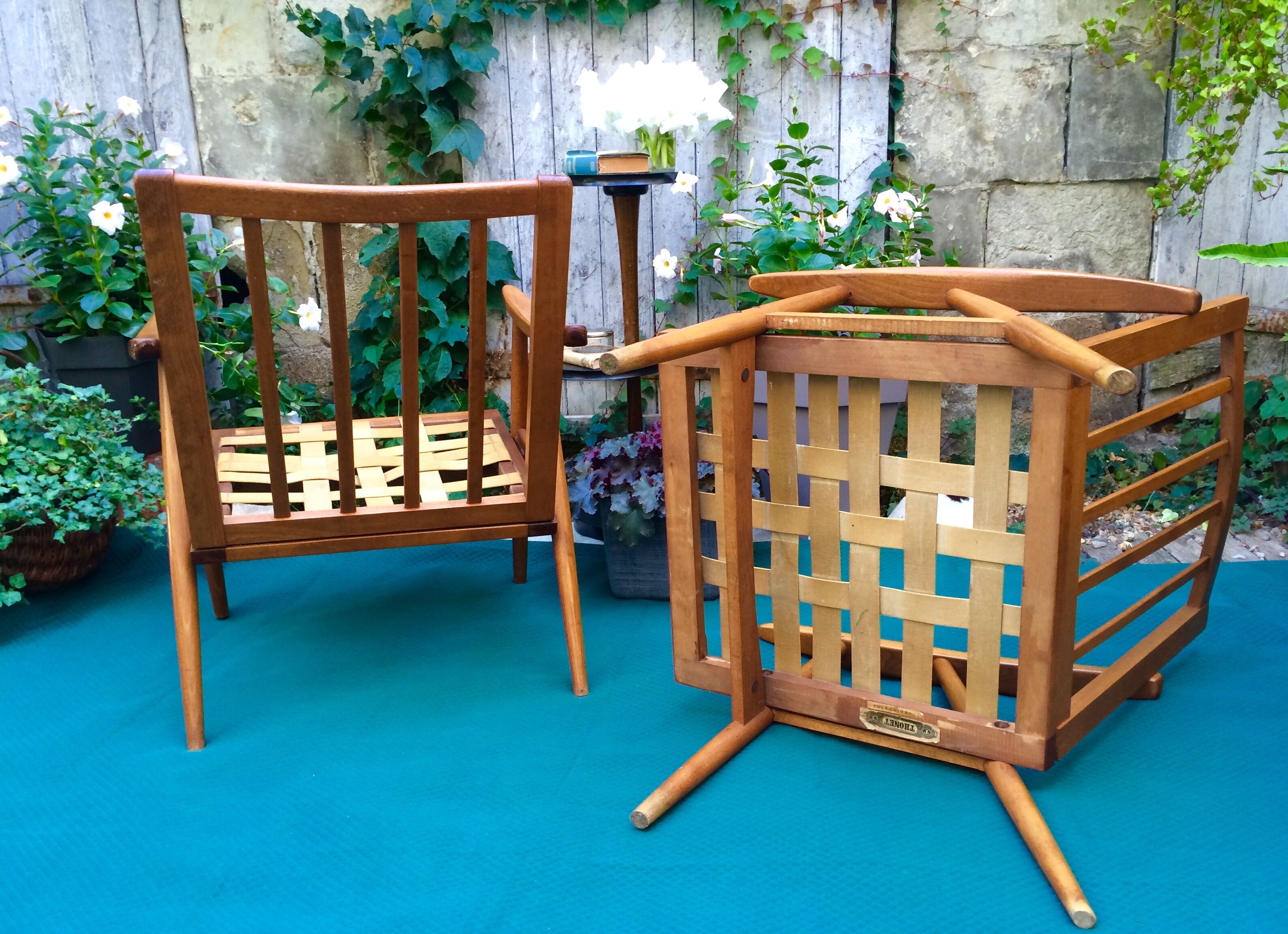 Pair of Thonet armchairs