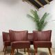 Vintage cocktail chair armchair single-seater