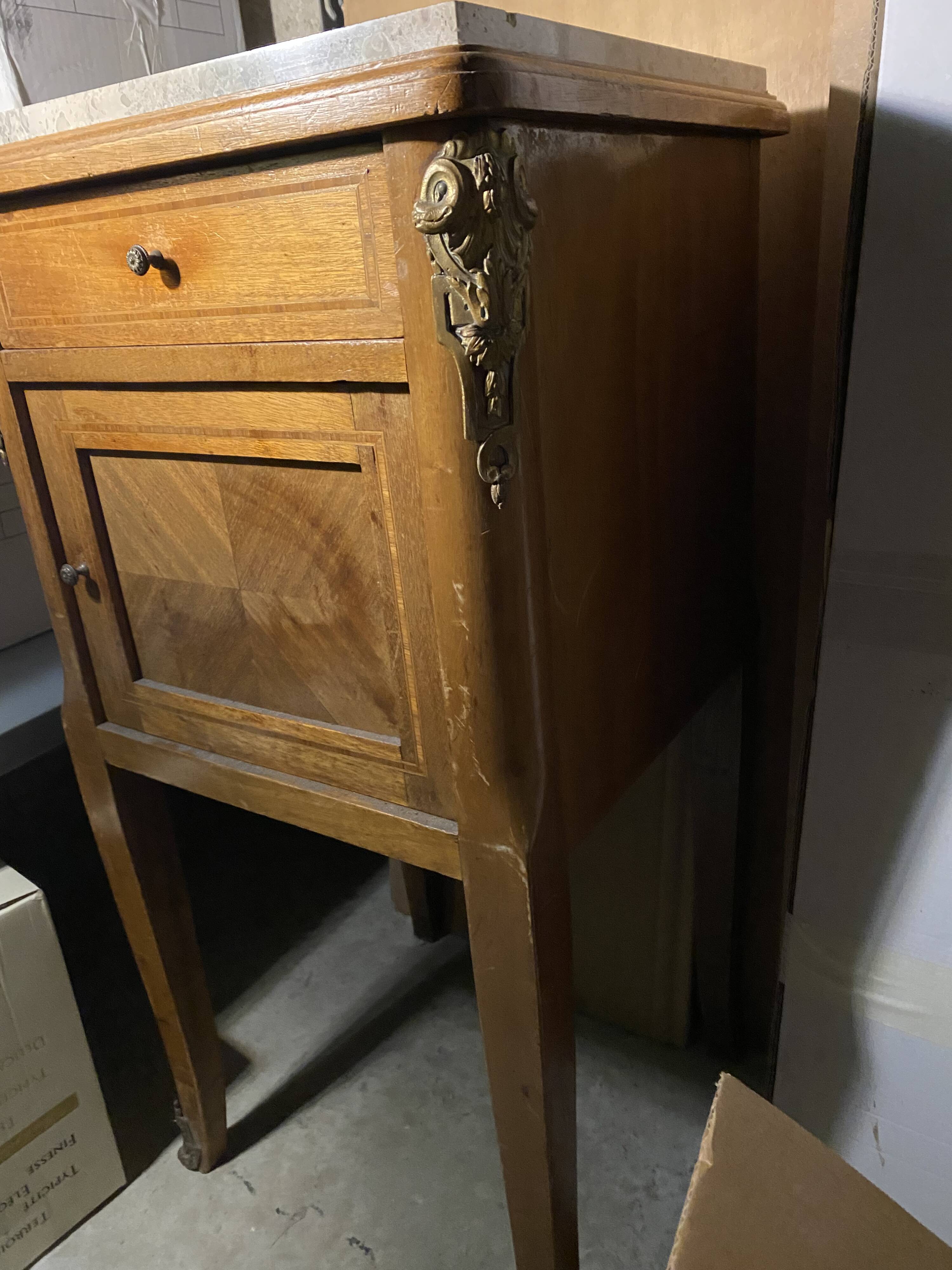 Louis Philippe bedside table