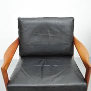 Fauteuils par Illum Wikkelsø pour Niels Eilersen, années 1950, ensemble de 2