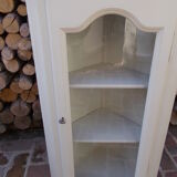 Wooden corner showcase