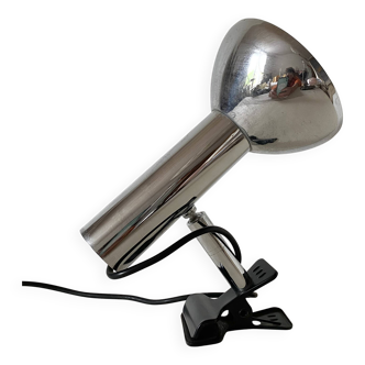 Adjustable chrome vintage clamp spotlight