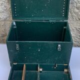 Caisse a outils vert sapin en bois