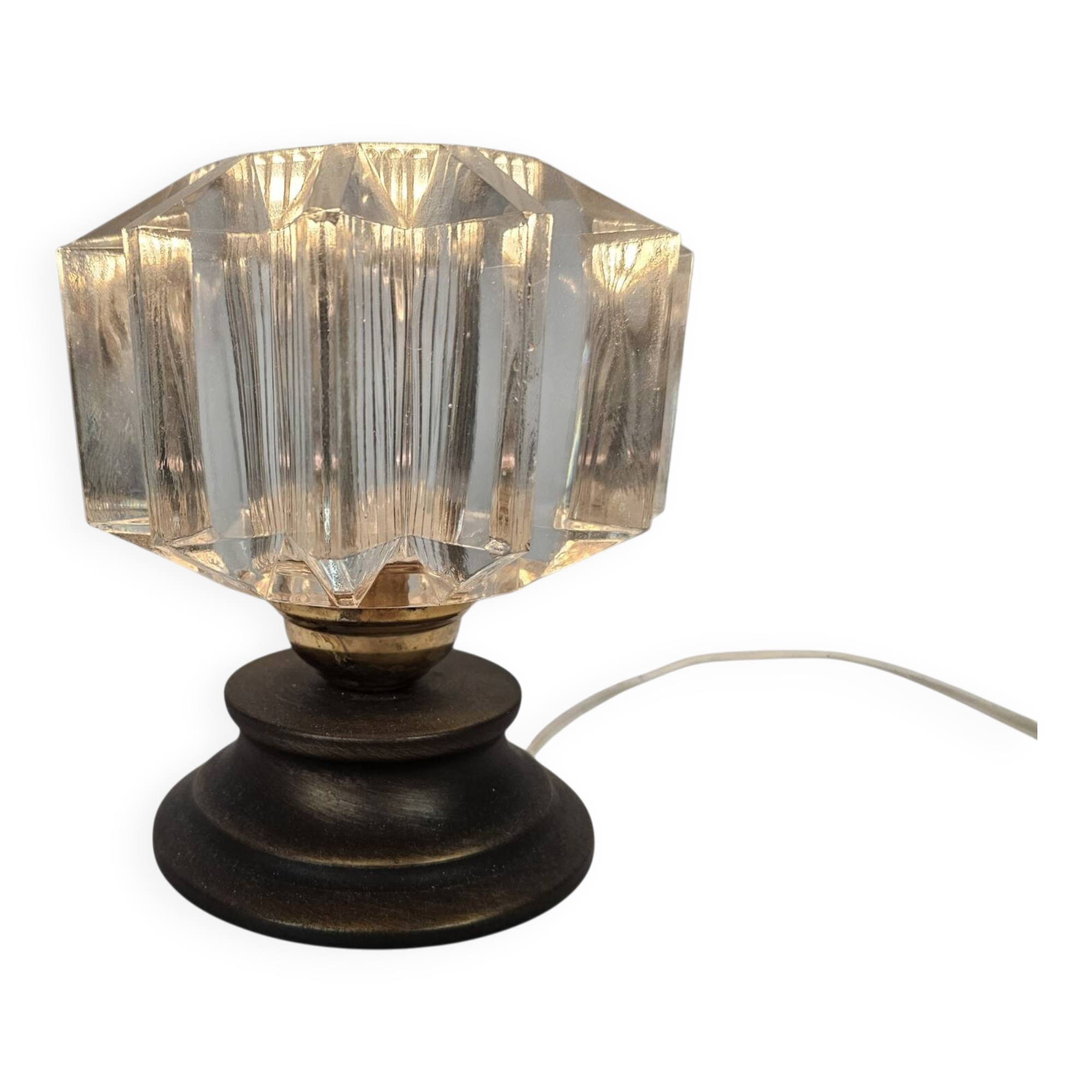 Bankamp Leuchten - cascade - crystal - copper - ceiling lamp - West Germany