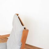 Mid-Century Danish Oak Armchair by Leif Alring for Madsen & Schubell, 1960s