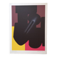 Colour lithograph by Ladislas Kijno, abstract composition, signed.