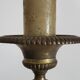 Gold metal tripod lamp