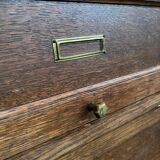 Antique Drop-Front Filing Cabinet | Oak Clerk’s Cabinet | Historic Storage