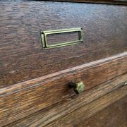 Antique Drop-Front Filing Cabinet | Oak Clerk’s Cabinet | Historic Storage