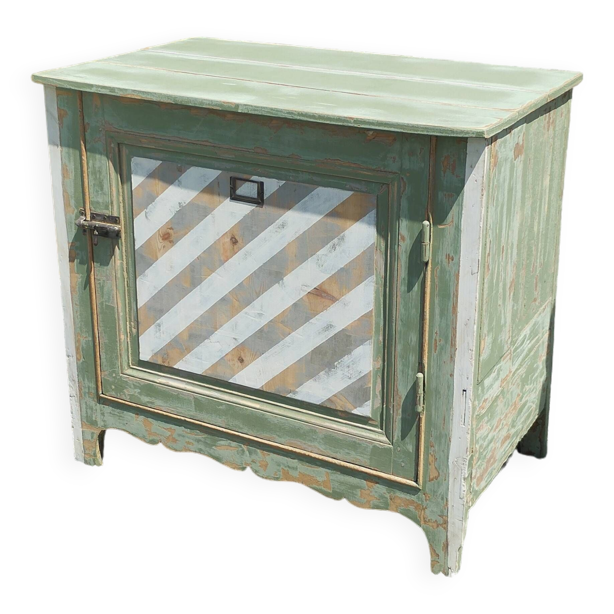 Large vintage olive green jam maker