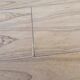 Renovated round extendable Scandinavian dining table in teak, 153cm.