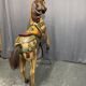Old wooden carousel horse 1900