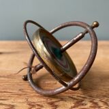 Old gyroscope spinning top