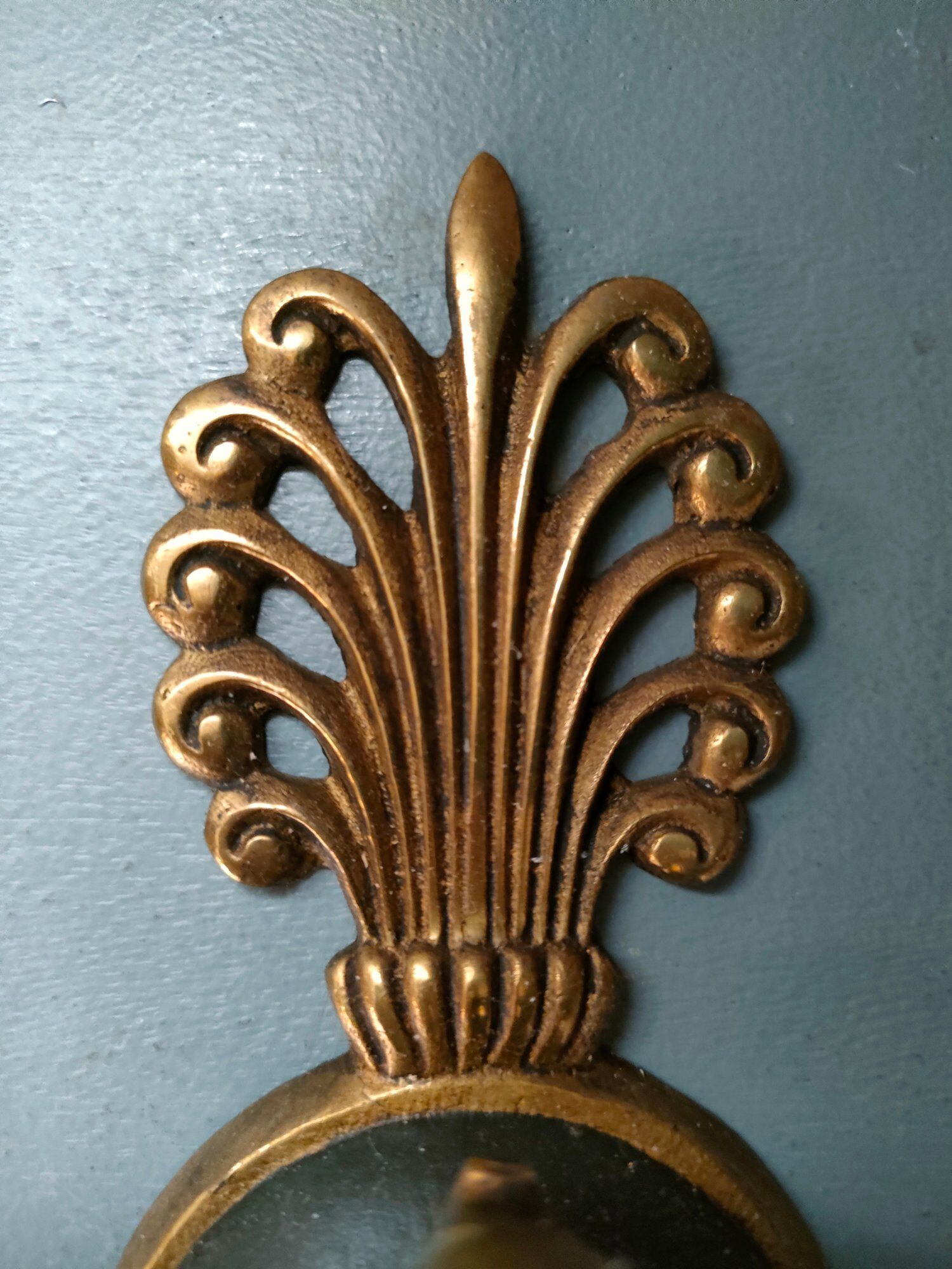 Pair of Empire eagle's head sconces in Palmettes 1900/1920