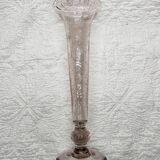 Biot style bubble glass vase