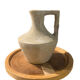Smooth terracotta vase