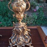 Pair of bronze candelabra nineteenth century