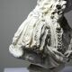 Antique white plaster bust of Louis XIV after Gole & Le Brun