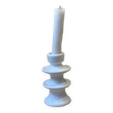 Pearly white candle holder