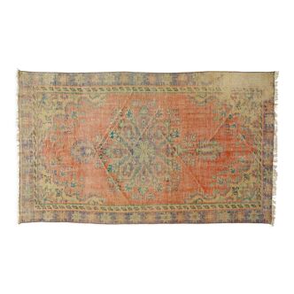 Tapis vintage Anatolien fait main 234 cm x 144 cm