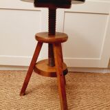 Solid wood screw stool
