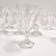 Postmodern Set of Eighteen Solid Crystal Drinking Glasses by Kosta Boda, Sweden