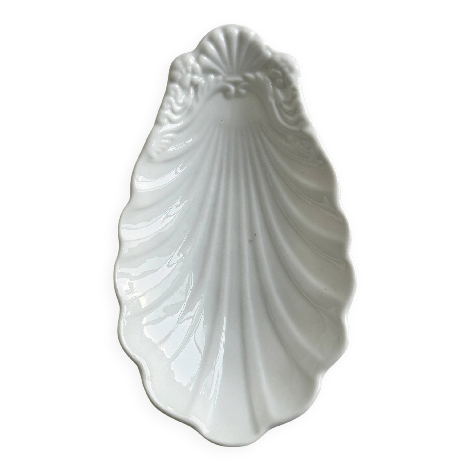Coupelle en porcelaine blanche