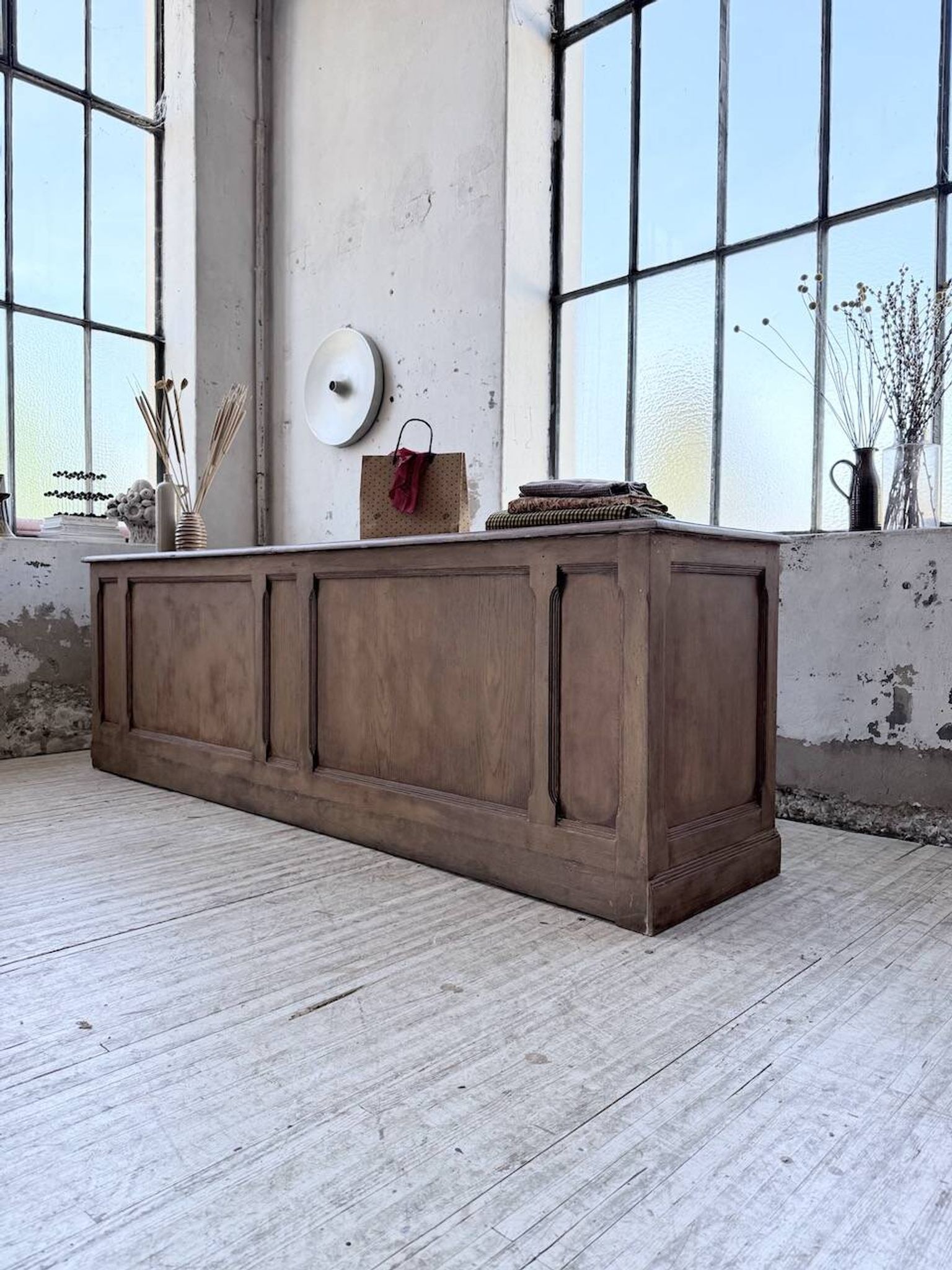 Oak workbench 250 cm XL 1950