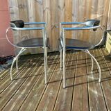 Series of 4 vintage armchairs