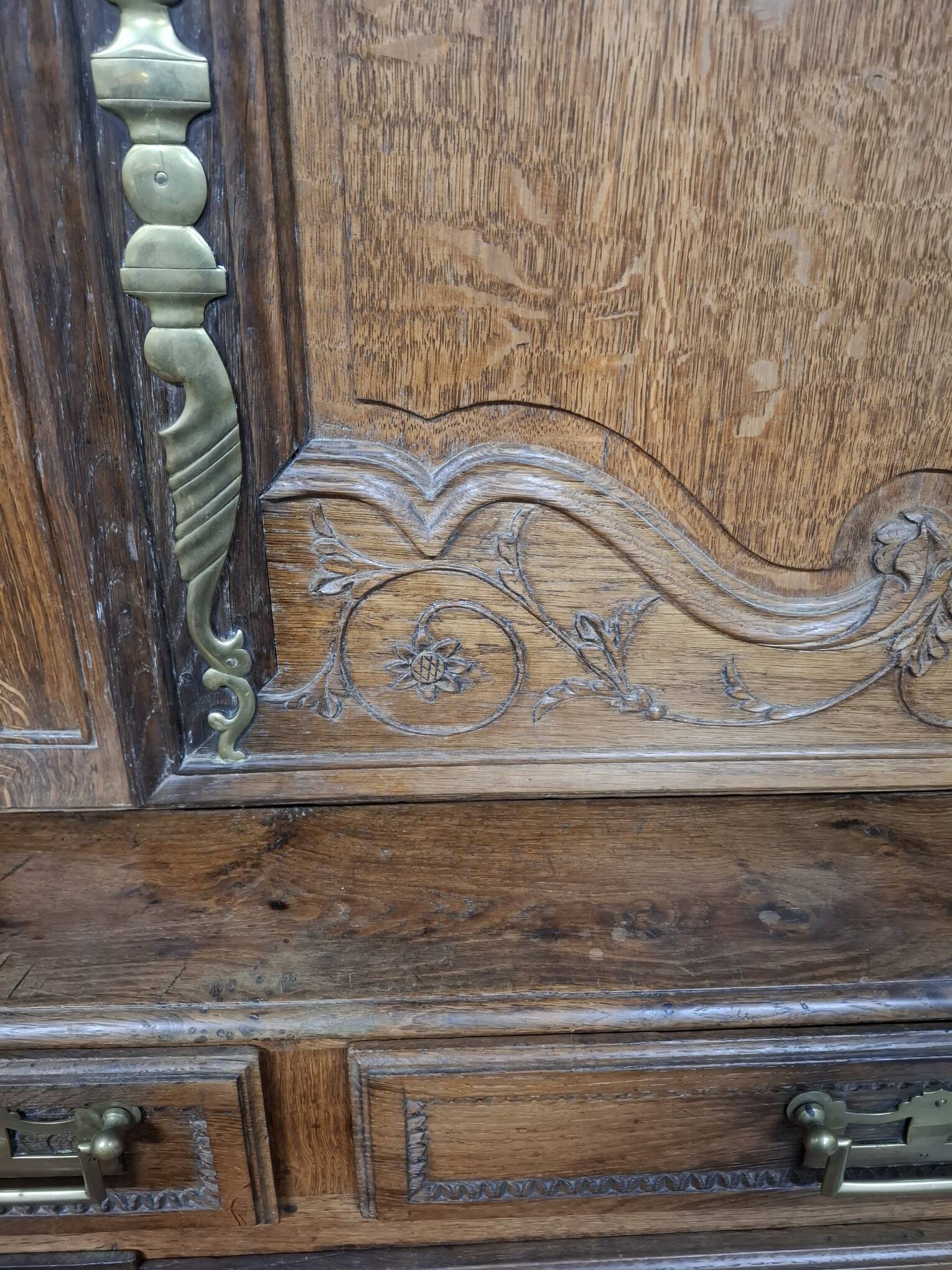 Buffet deux corps normand