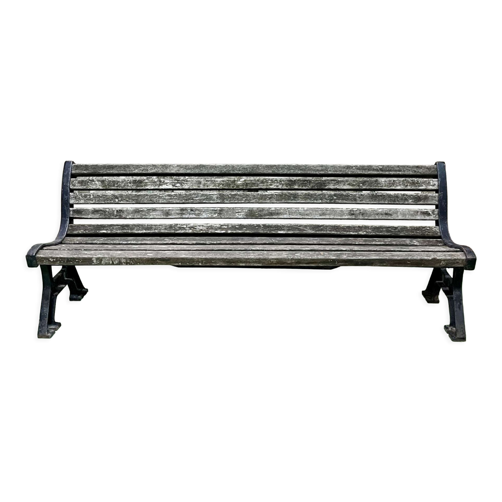 Public garden bench from the 50s