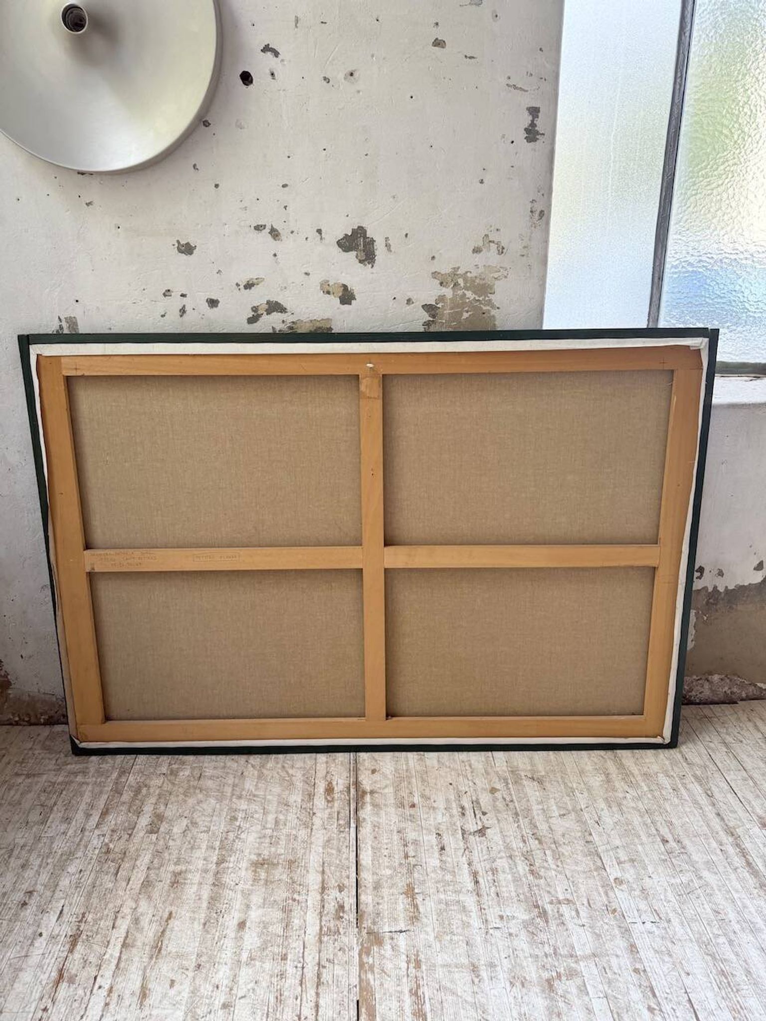 Peinture XL jarre bleue Saunière Audouze