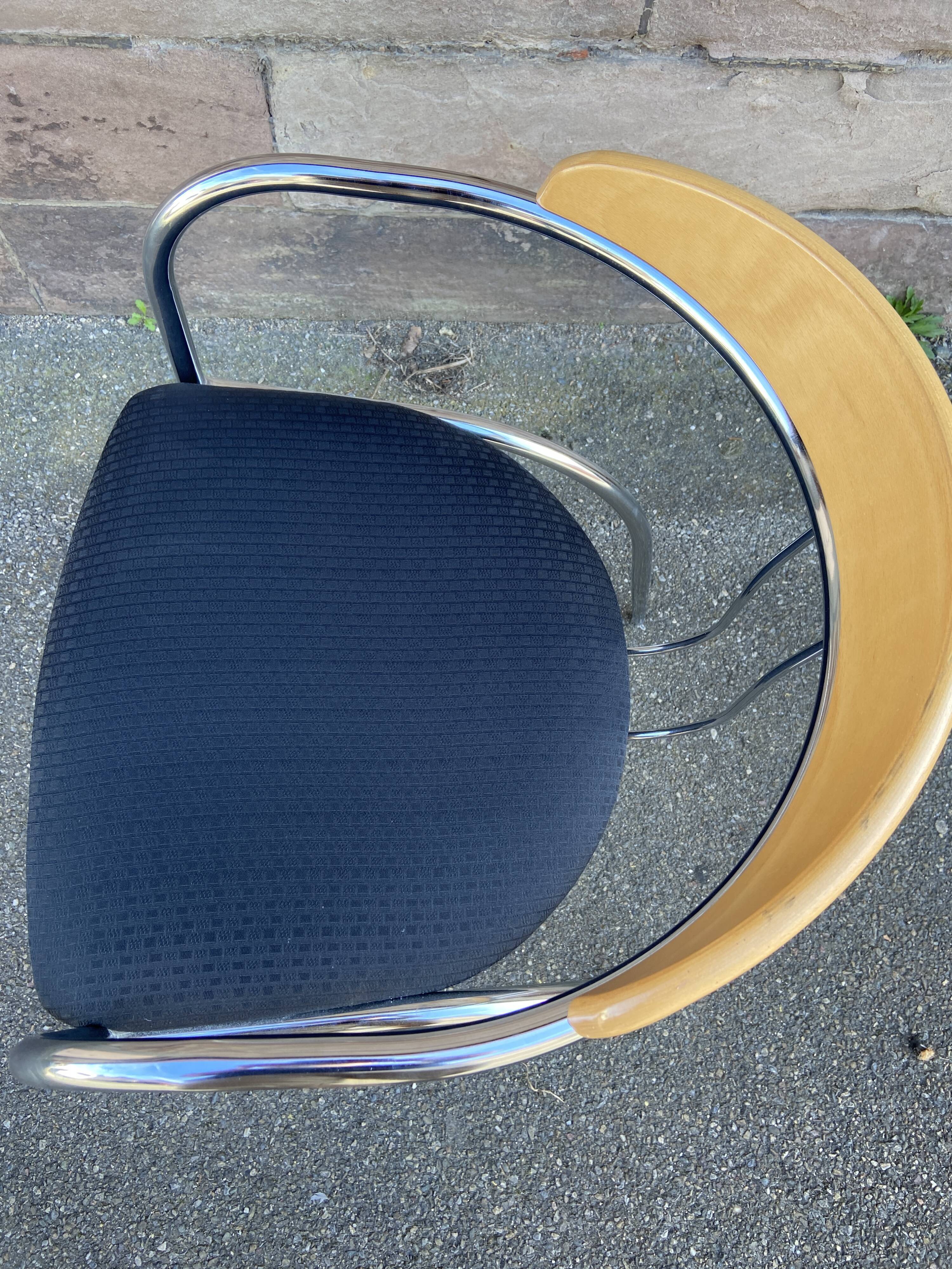 Office armchair design 1980-90s