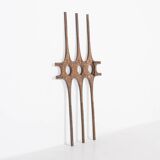 1980’s Brutalist Bronze door decoration, Germany