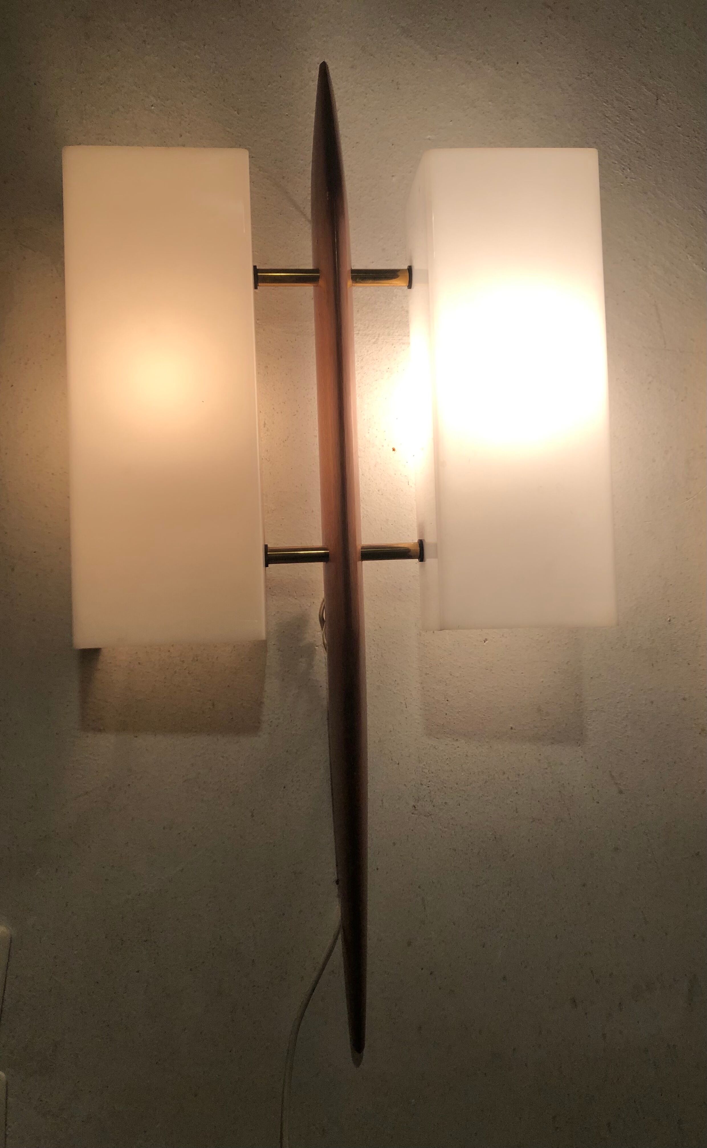 Scandinavian double wall lamp 60s
