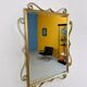 Miroir vintage doré