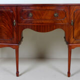Cuban vintage buffet mahogany credence marquetry inlaid with beautiful quality