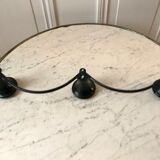 Metal hook and pink gold vintage 70s