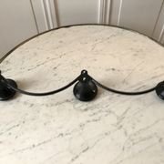 Metal hook and pink gold vintage 70s